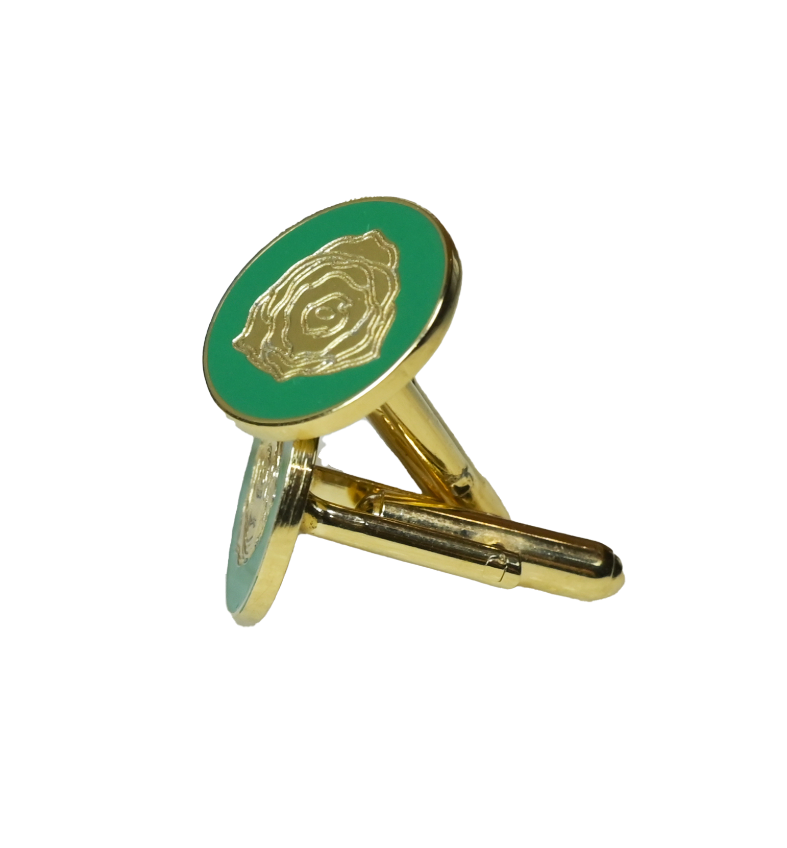 Emerald Rose Cufflinks