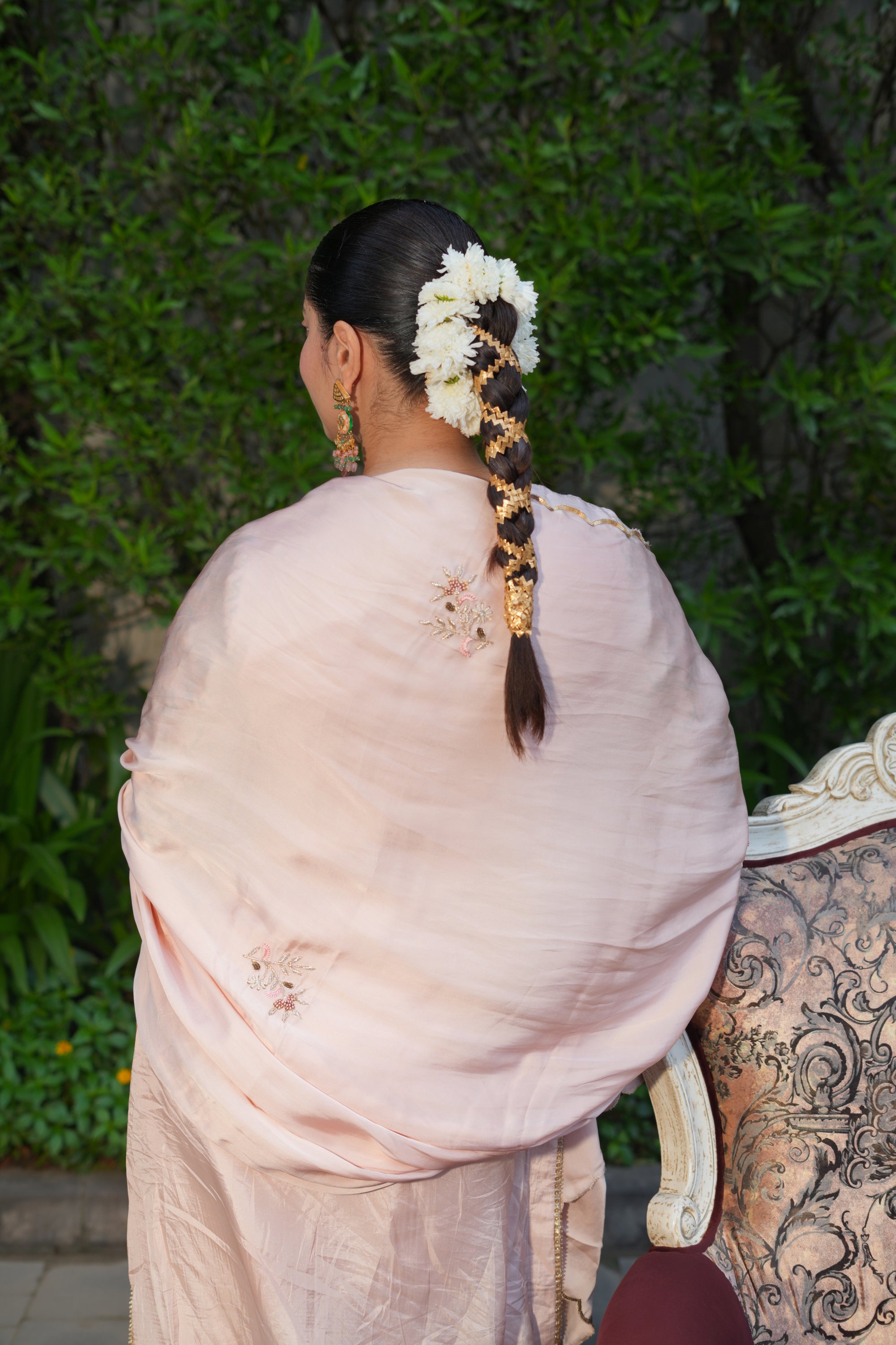 ROSE PINK EMBROIDERED KURTA SET