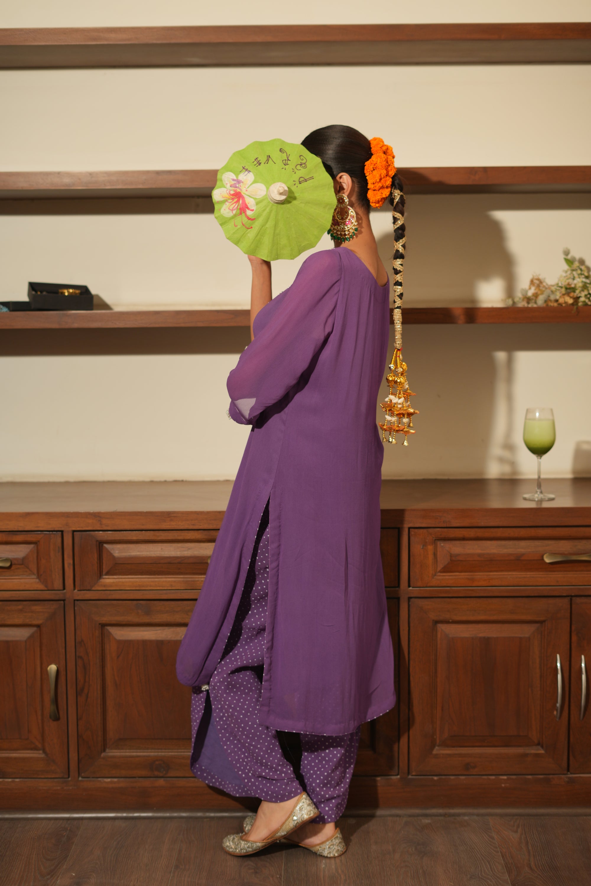 PLUM PEARL KURTA SET