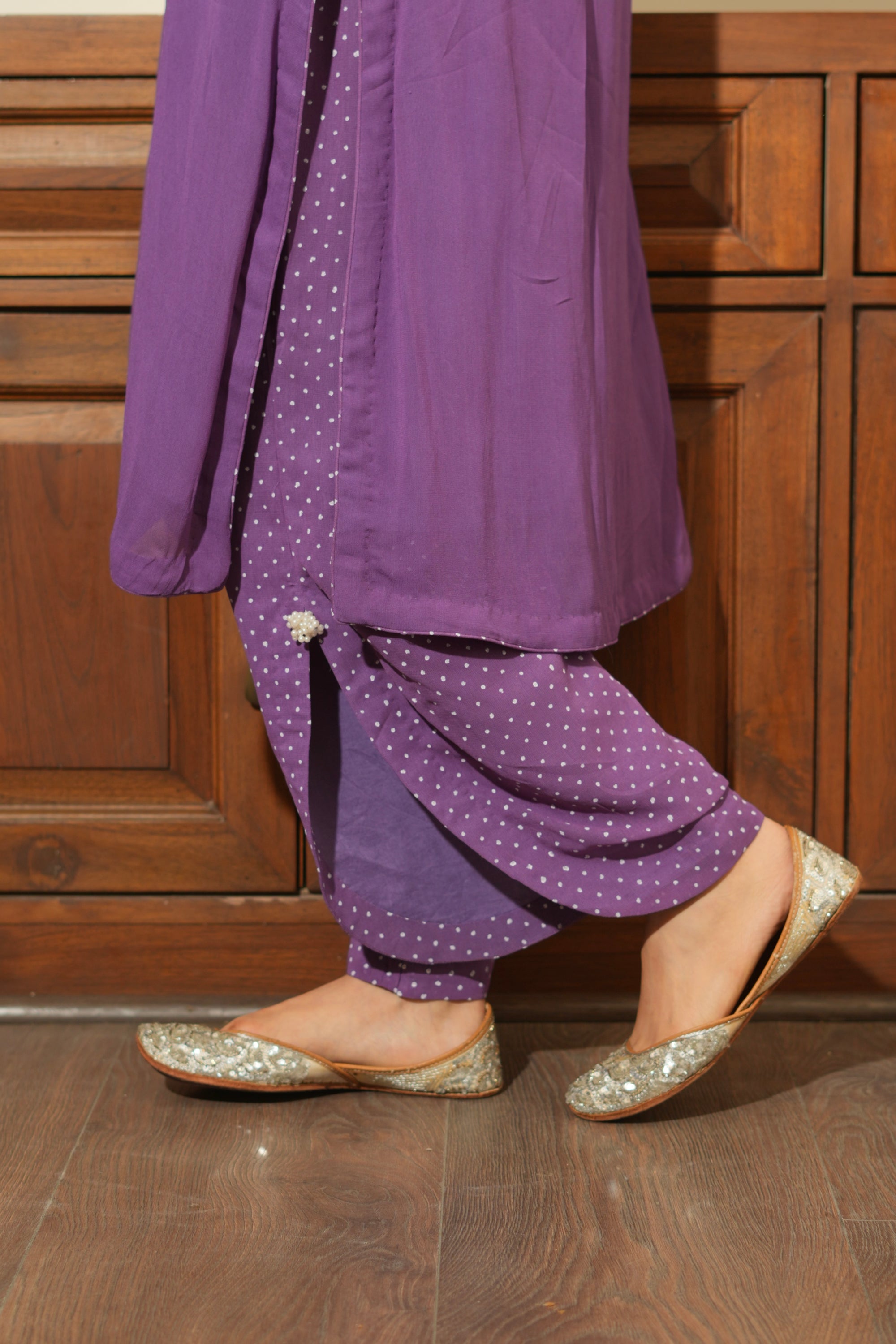PLUM PEARL KURTA SET