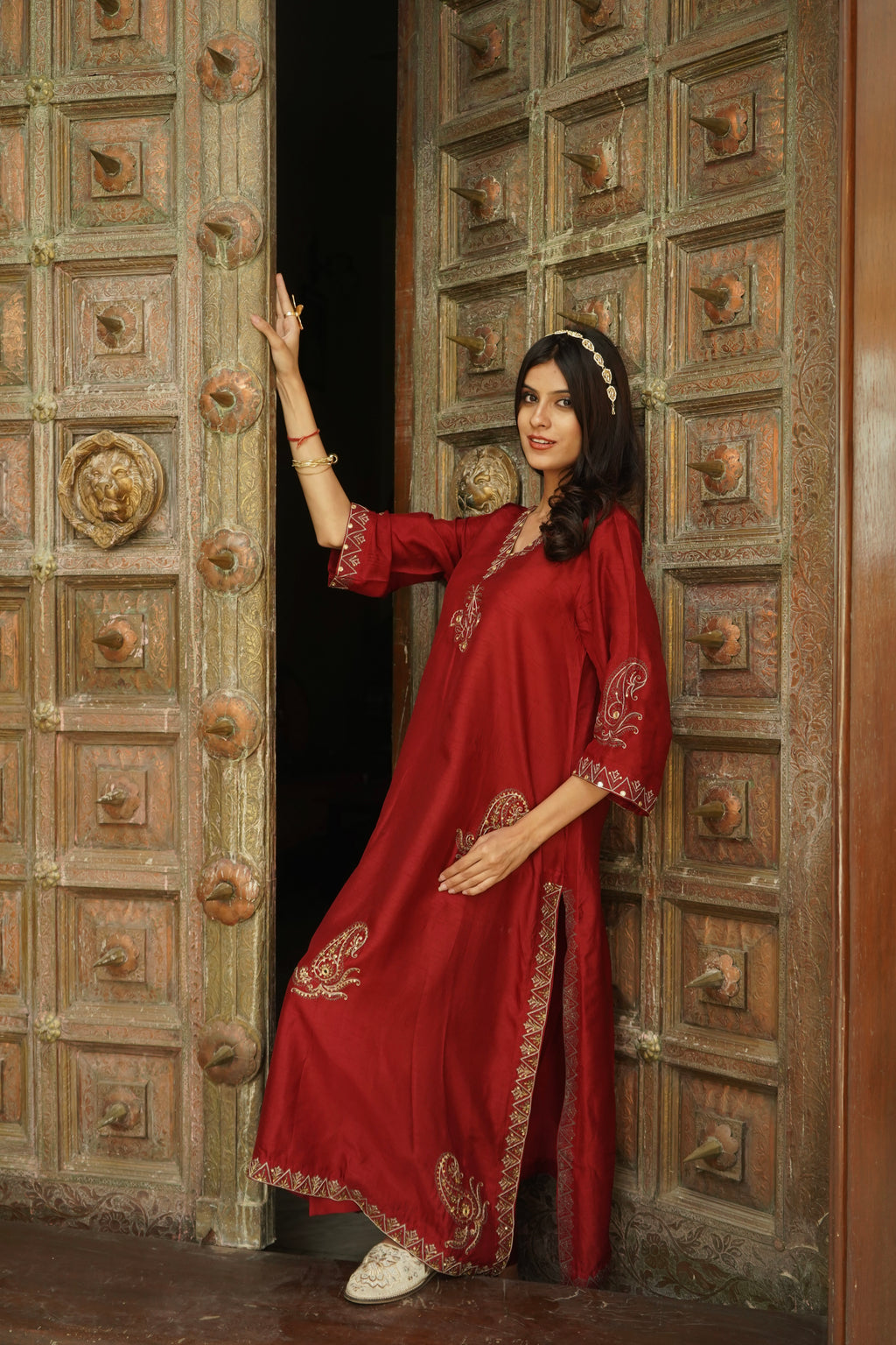 CHERRY MINT KURTA SET