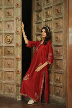 CHERRY MINT KURTA SET