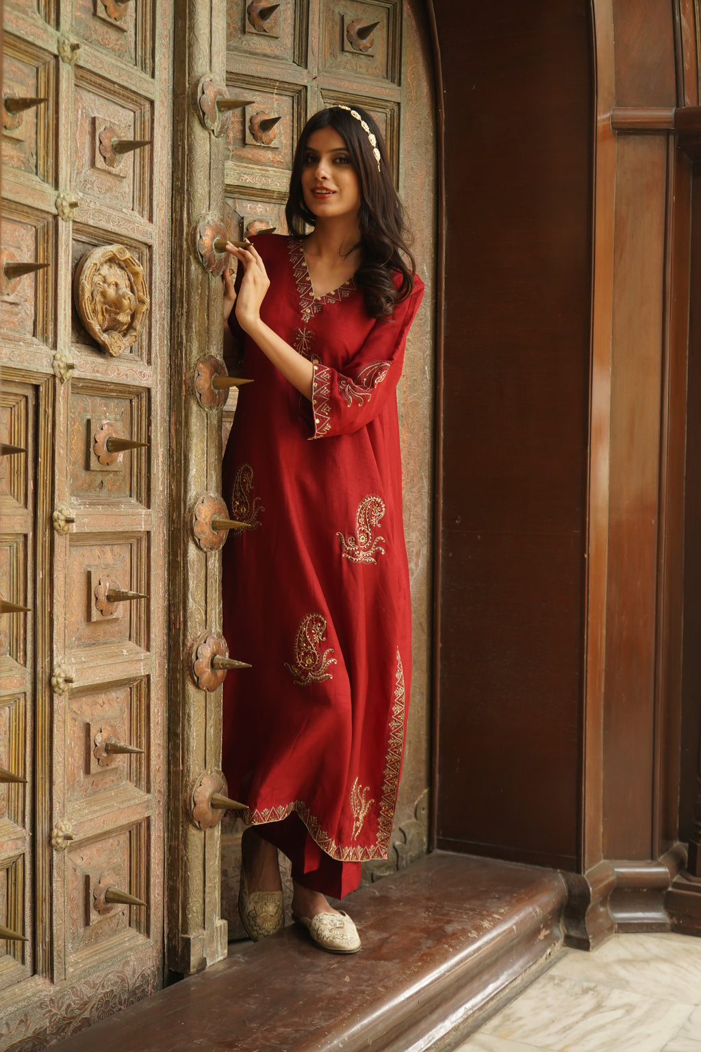 CHERRY MINT KURTA SET