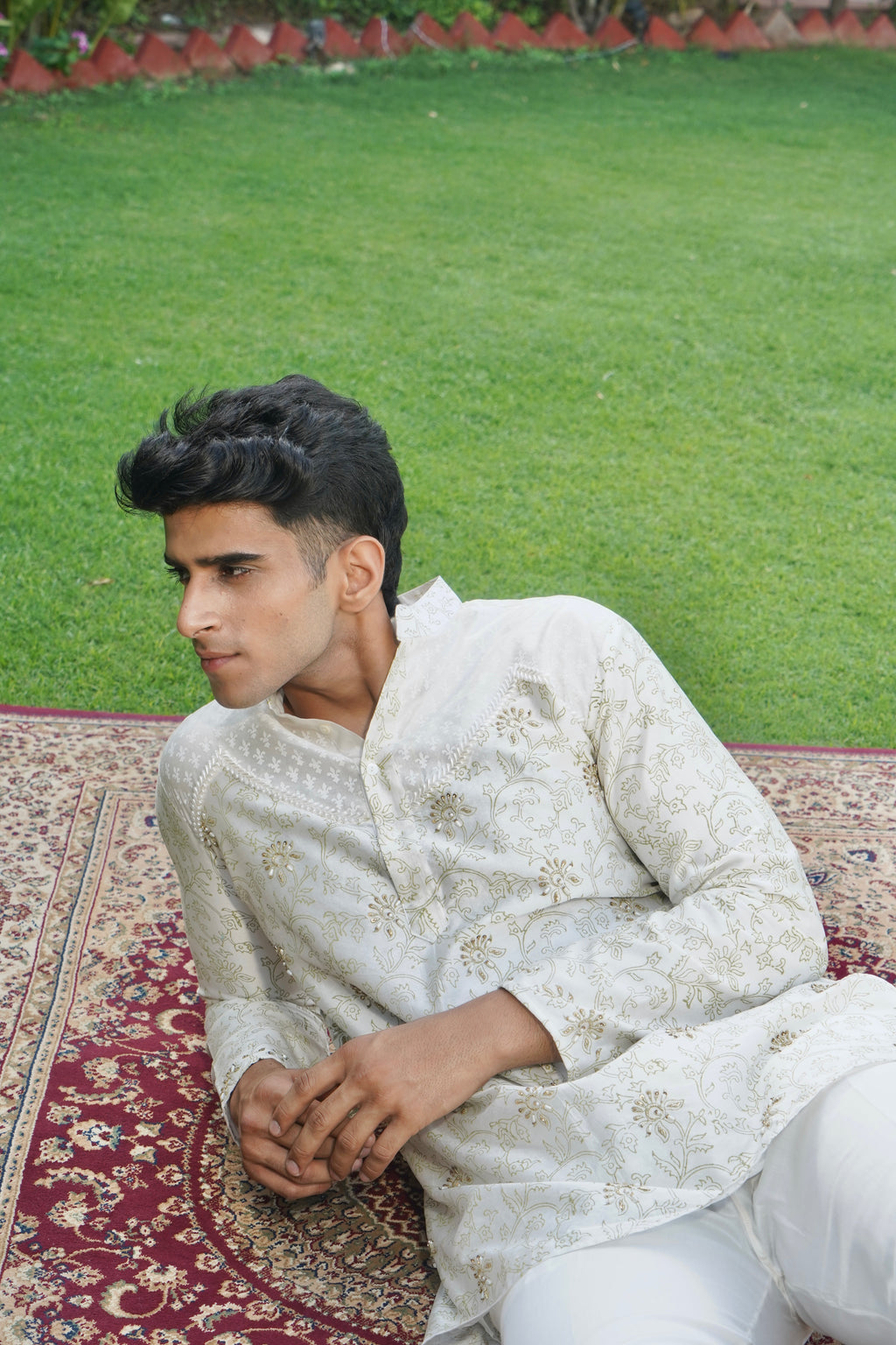 PEARL SILK KURTA SET