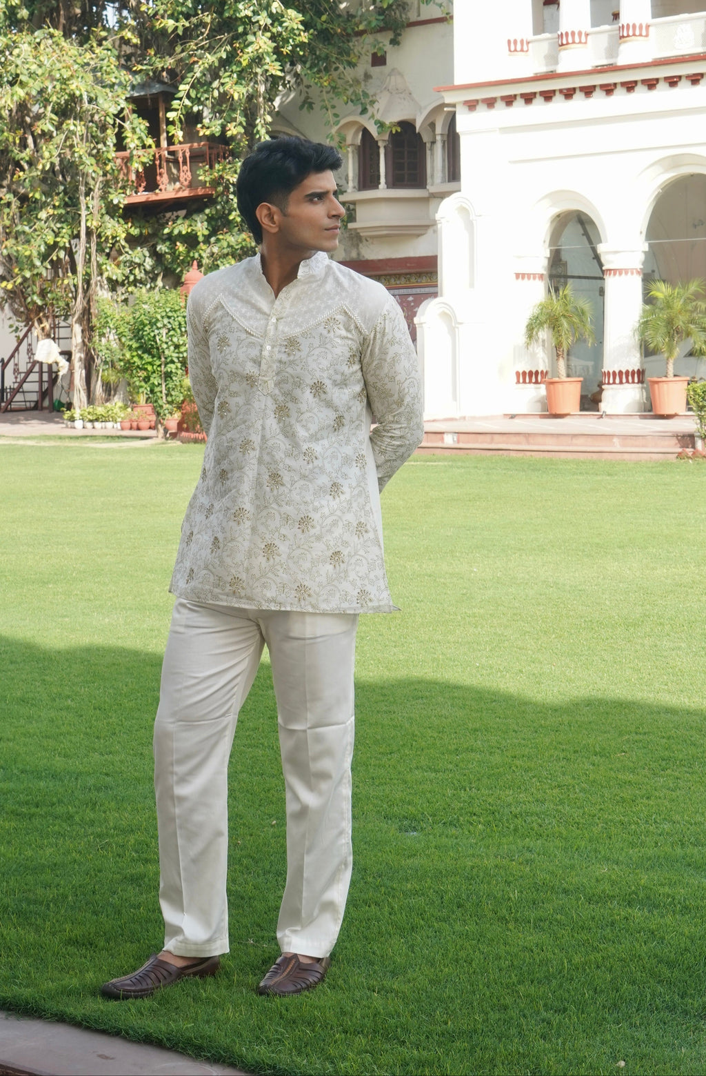 PEARL SILK KURTA SET