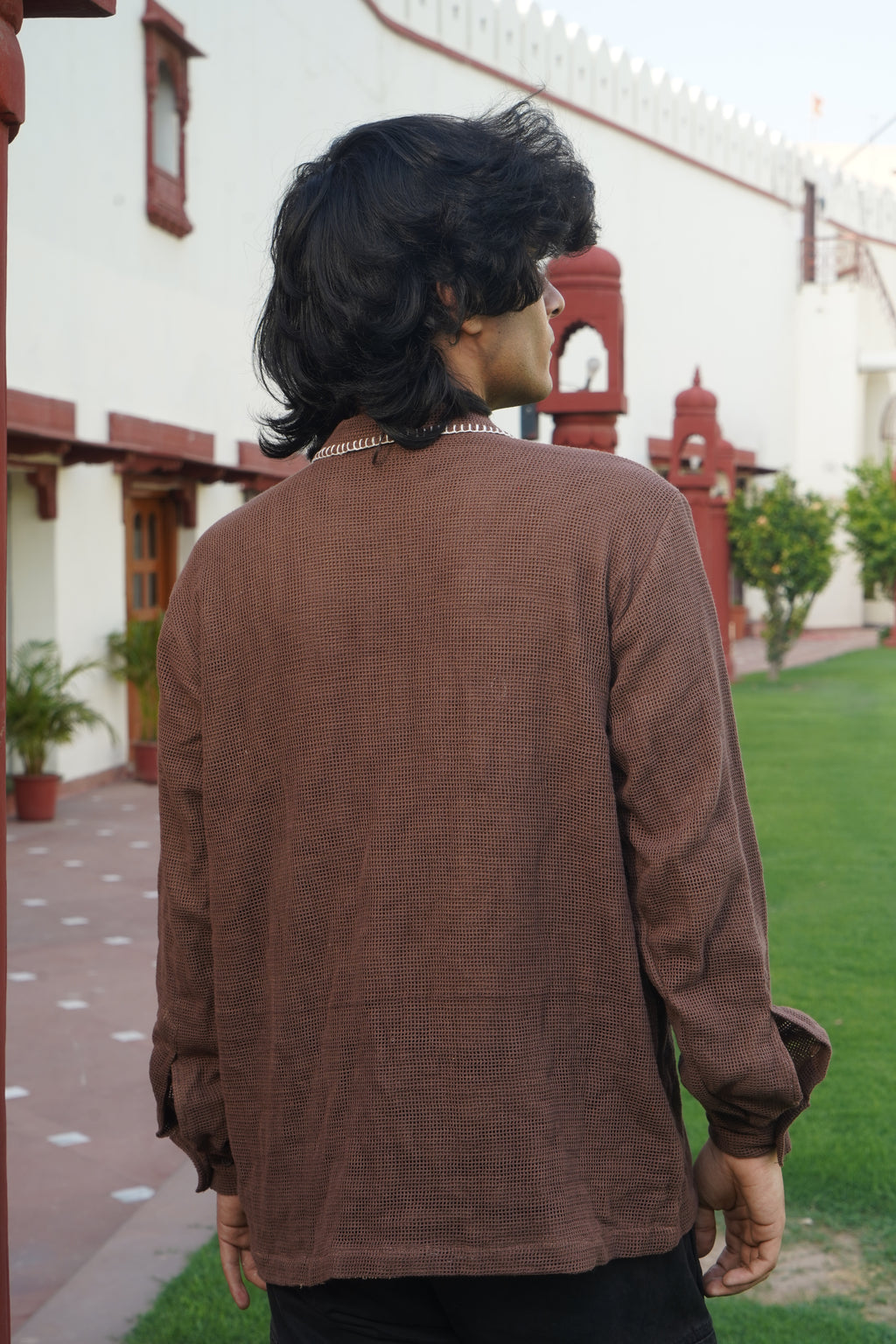 BLOSSOM SHIRT - BROWN