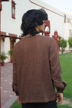 BLOSSOM SHIRT - BROWN