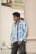 INDIGO TIE DYE SHIRT