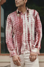 CRIMSON TIE DYE SHIRT
