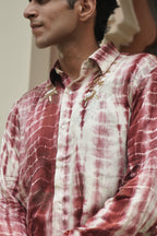 CRIMSON TIE DYE SHIRT