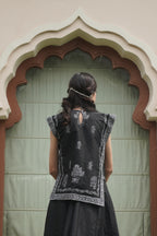 MIDNIGHT BLOOM SKIRT SET