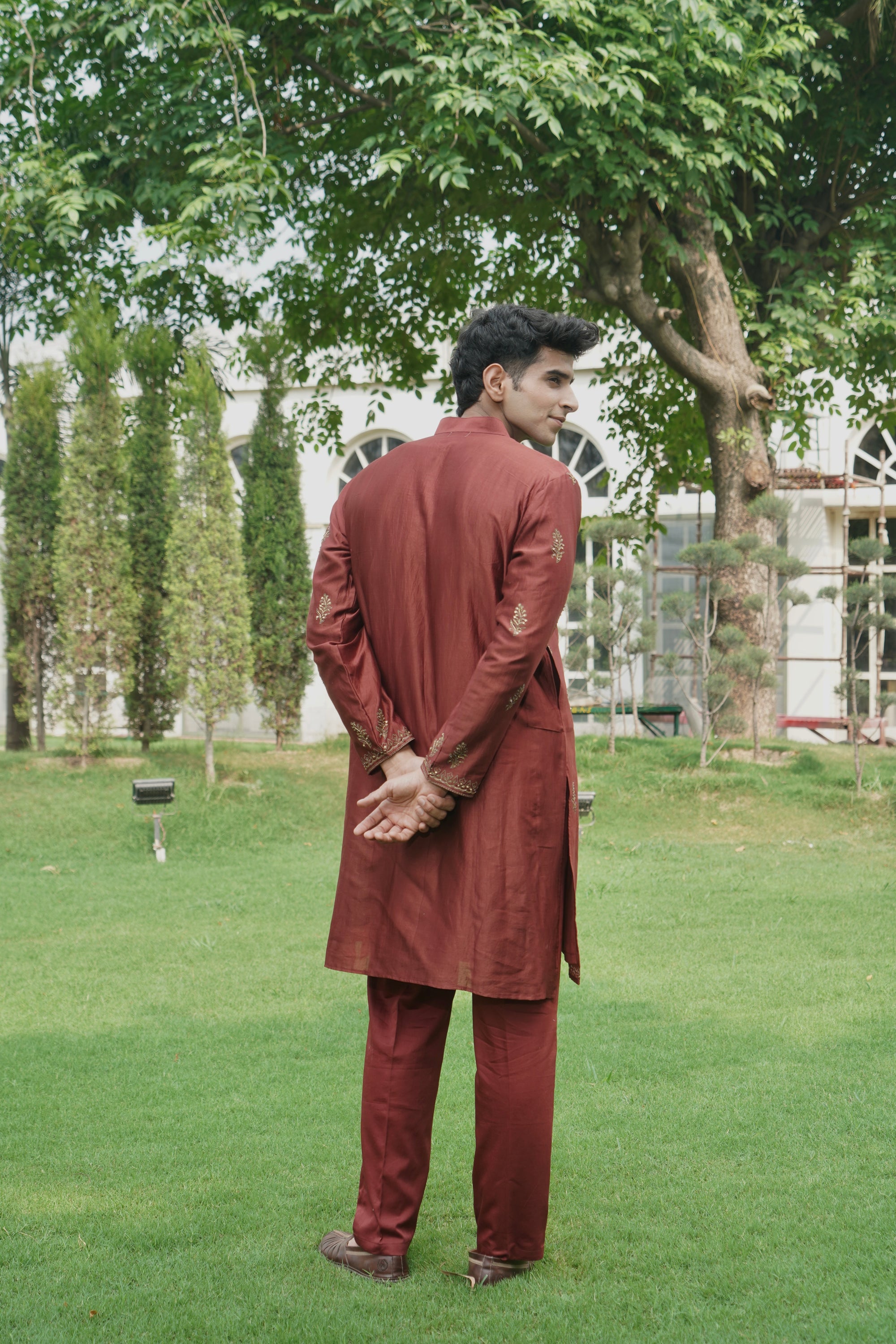 SULA RED KURTA SET