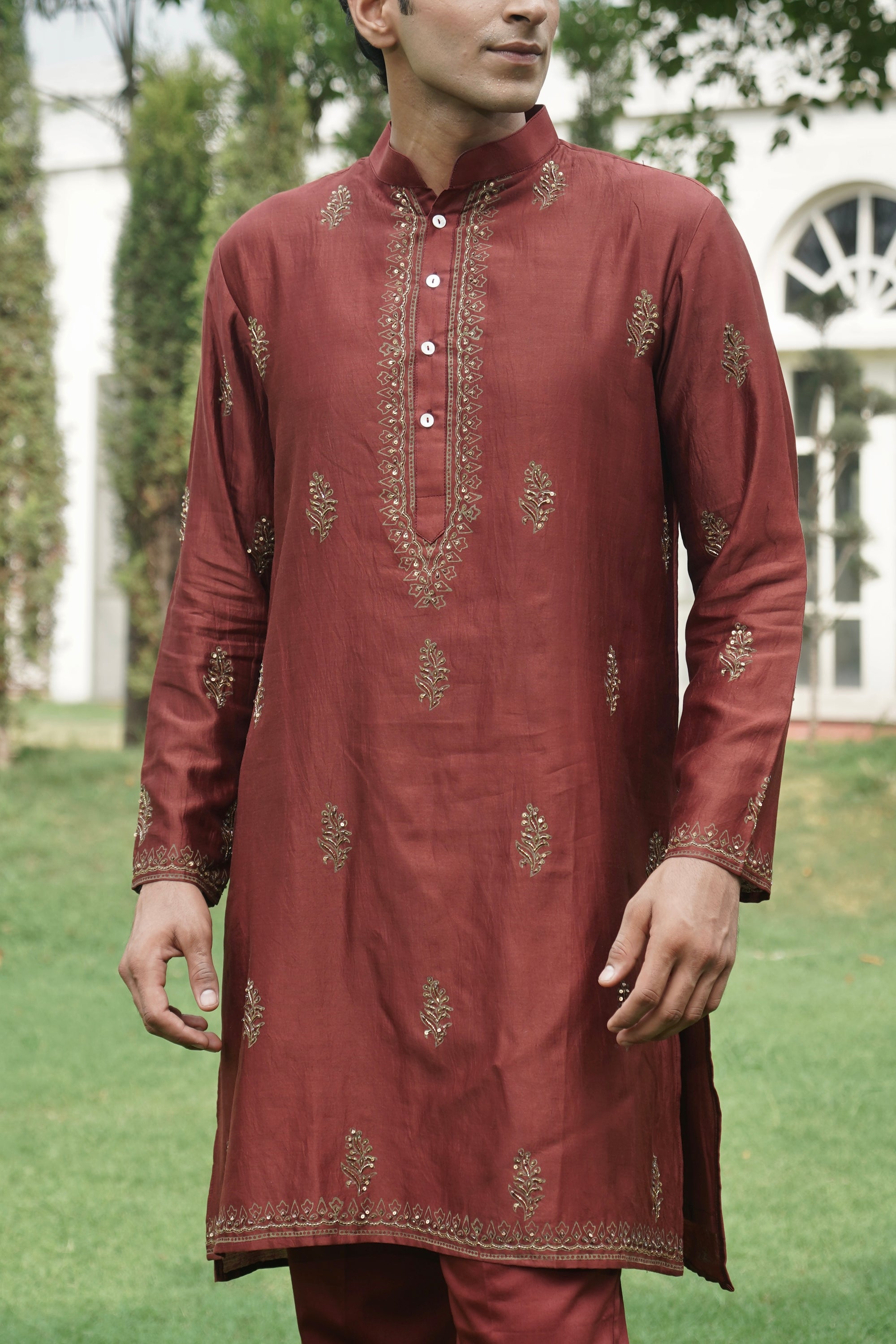 SULA RED KURTA SET