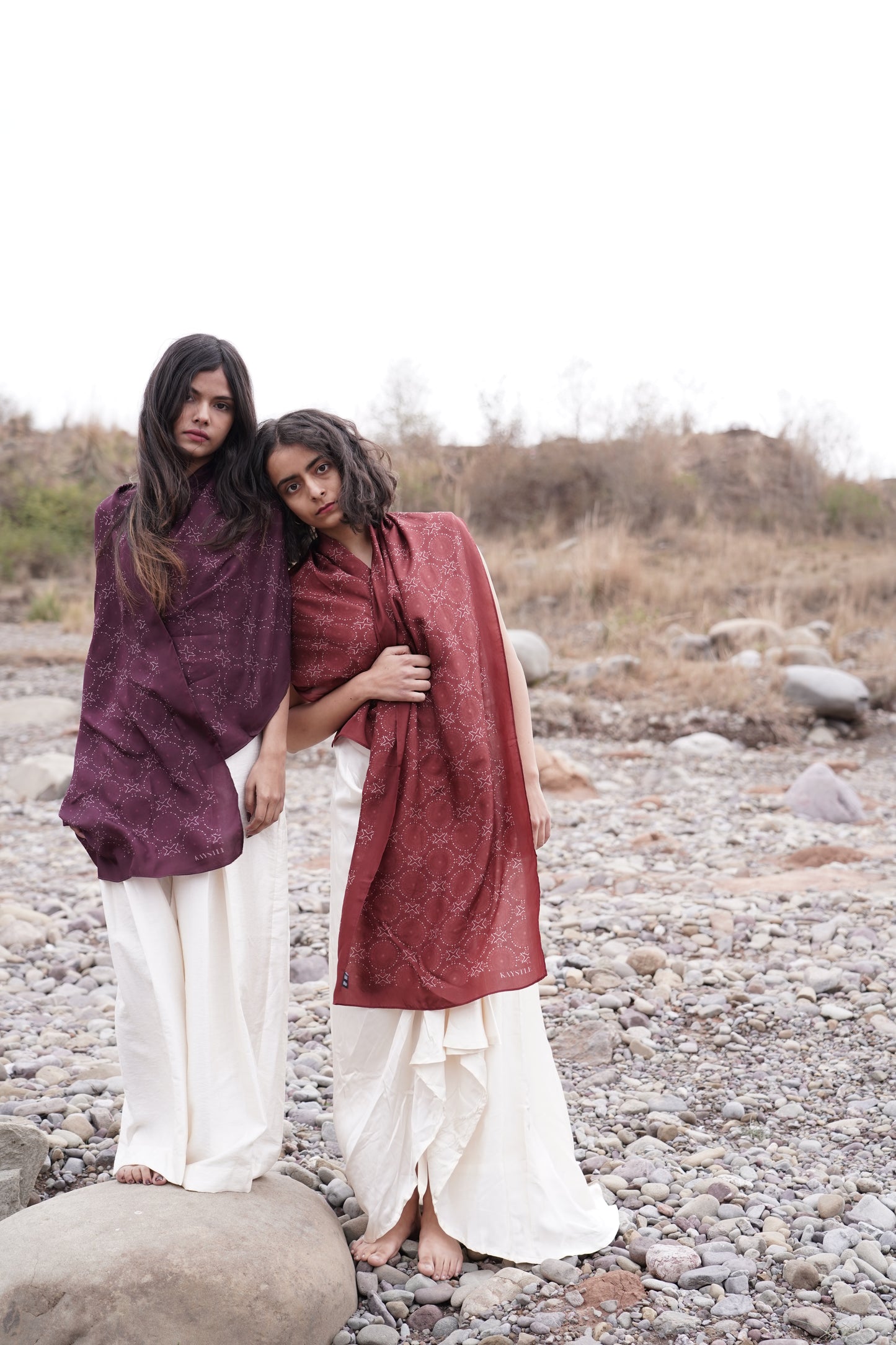 Barn Red Mandala Stole