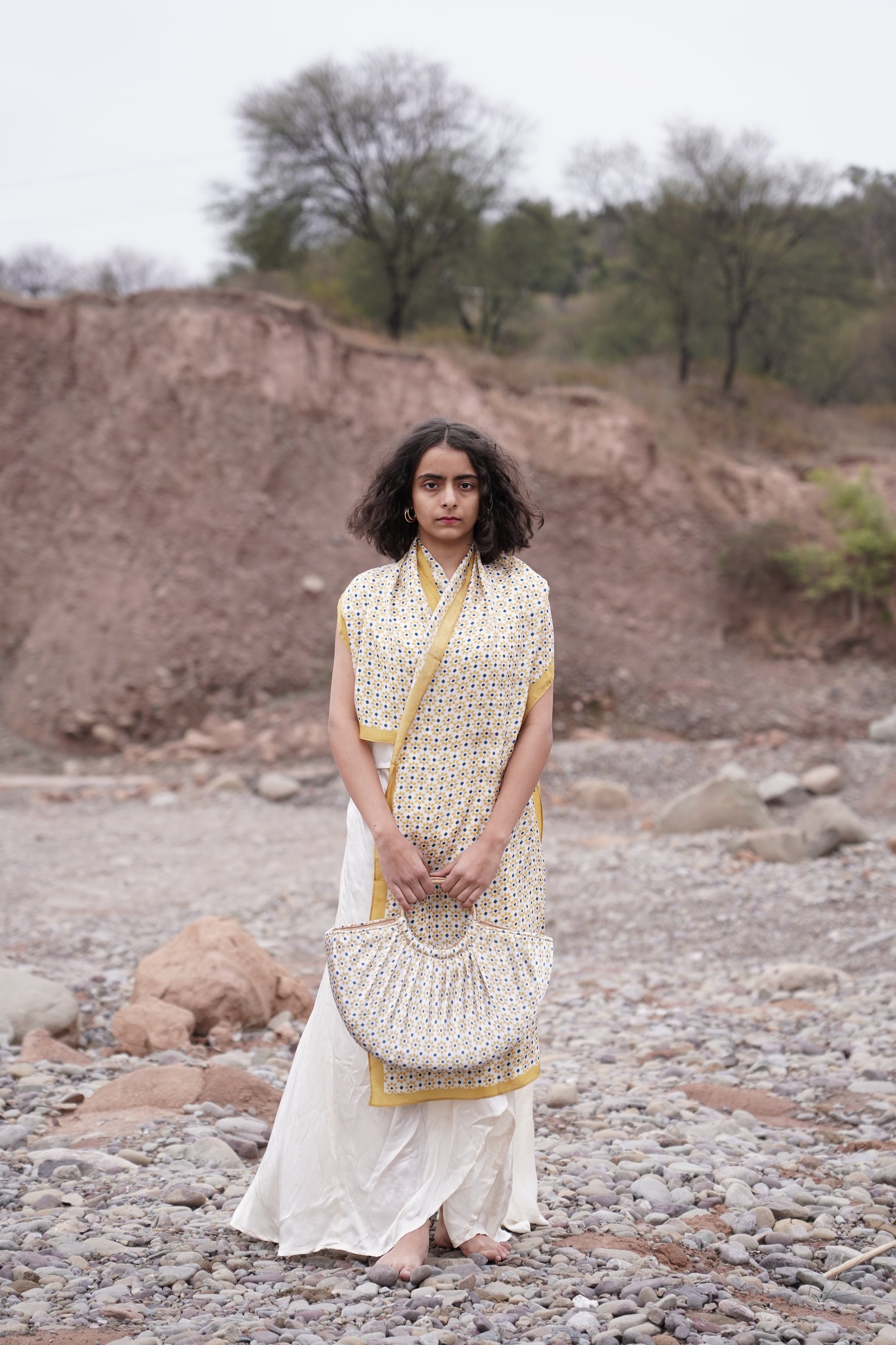 Yellow Iris Stole