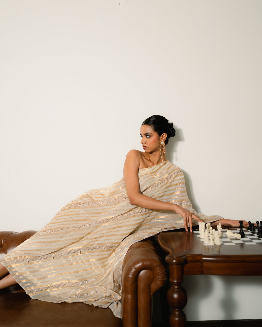 PEARL WHISPERS KAFTAN DRESS