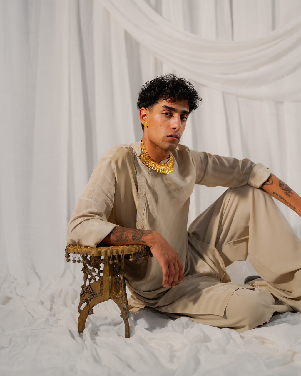 SOFT HALO KURTA SET