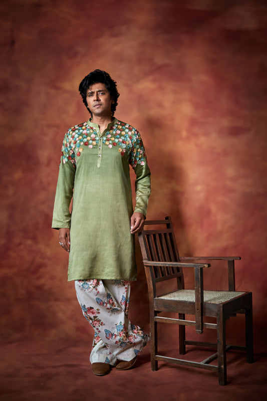 FROM THR GARDEN KURTA SET