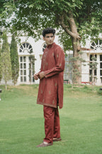 SULA RED KURTA SET