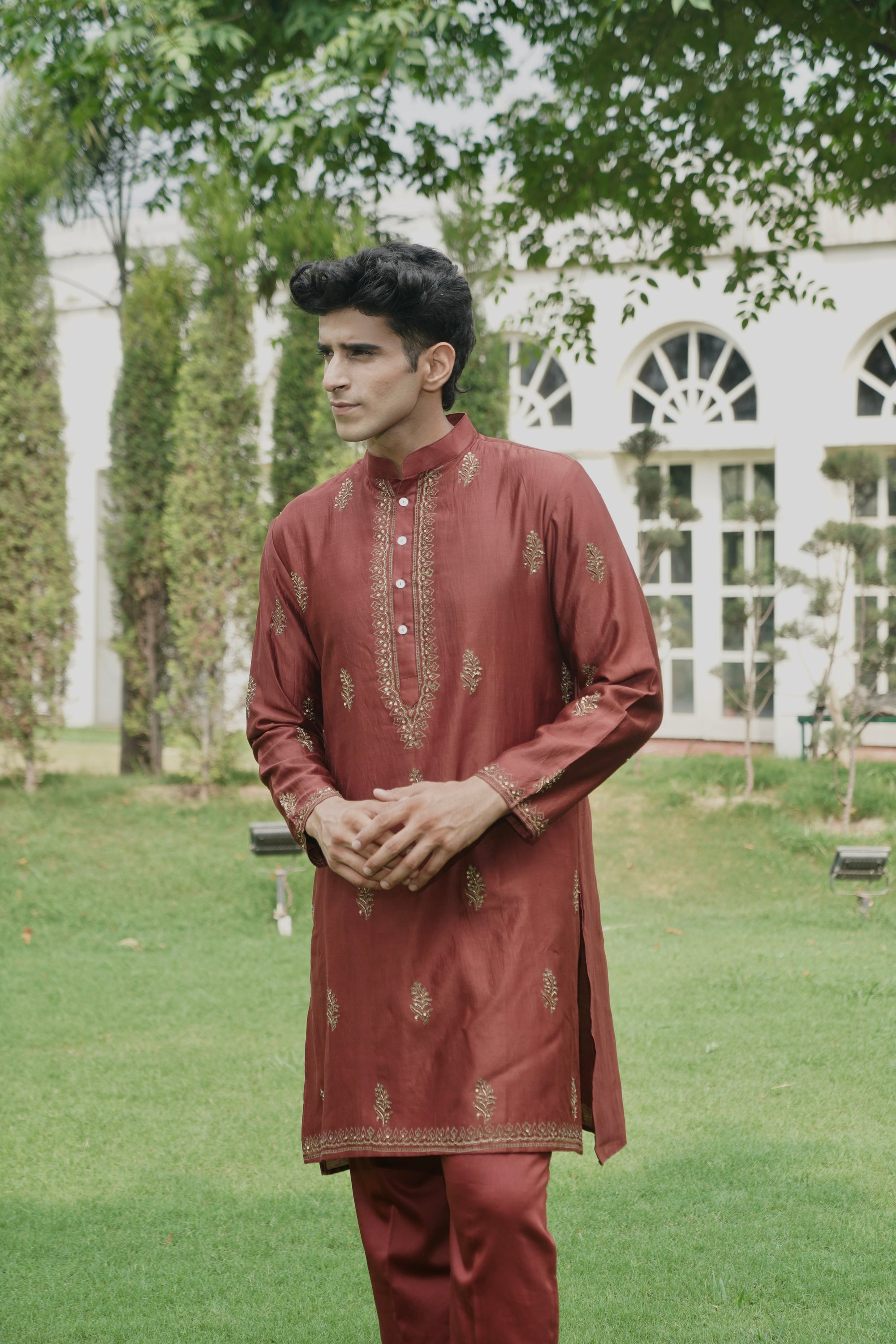 SULA RED KURTA SET