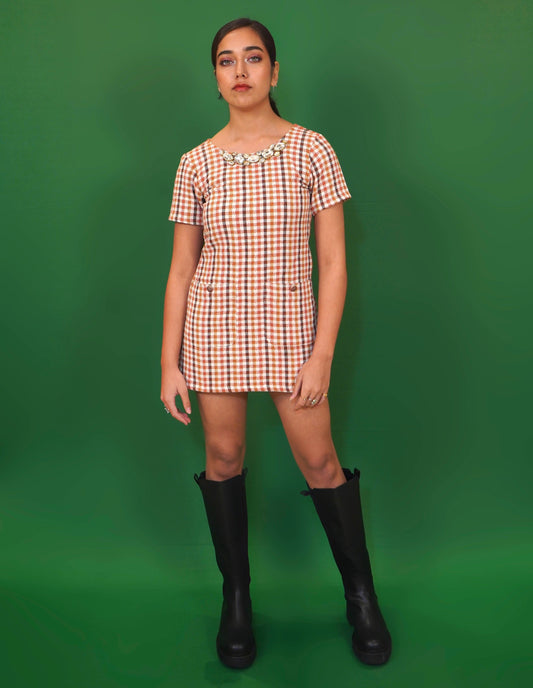 Marmalade Checkered Dress