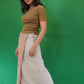 Tuscan Tan Wrap Skirt