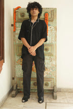 BLOSSOM SHIRT - BLACK