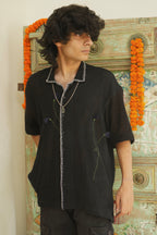BLOSSOM SHIRT - BLACK