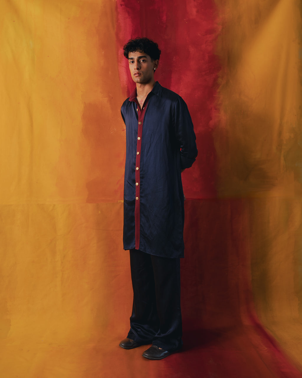 DOMINO BLUE KURTA SET