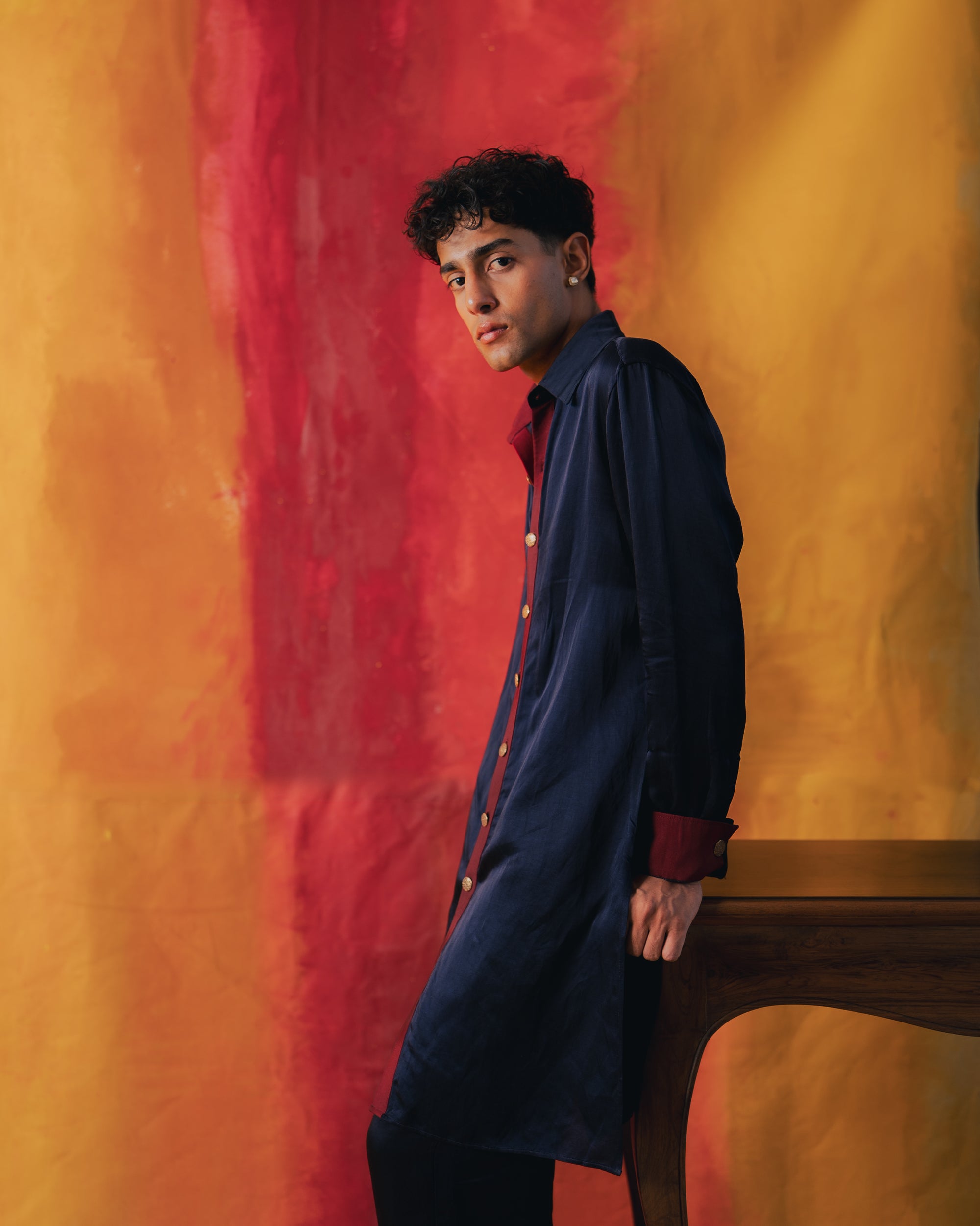 DOMINO BLUE KURTA SET