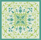 Lush Green Spring Scarf