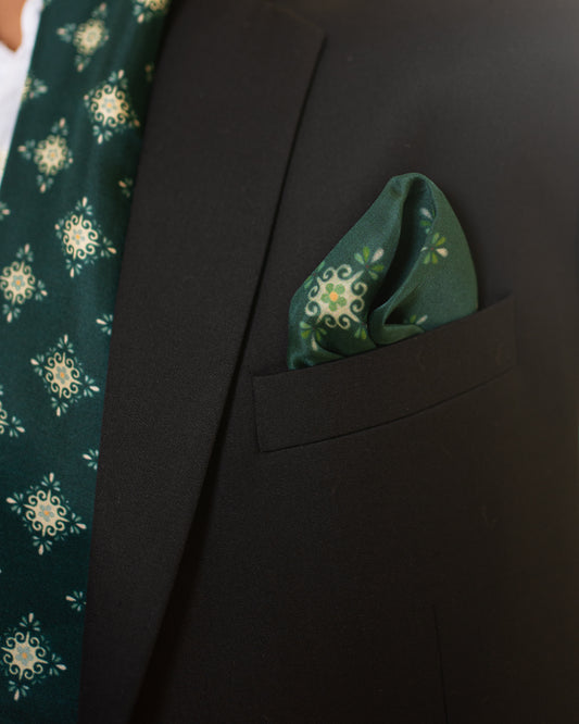 Lincoln Green Pocket Square