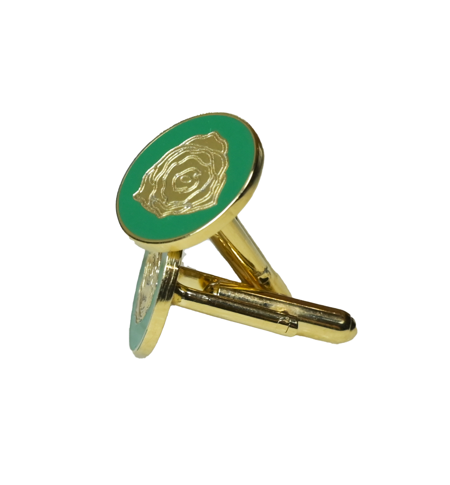 Emerald Rose Cufflinks